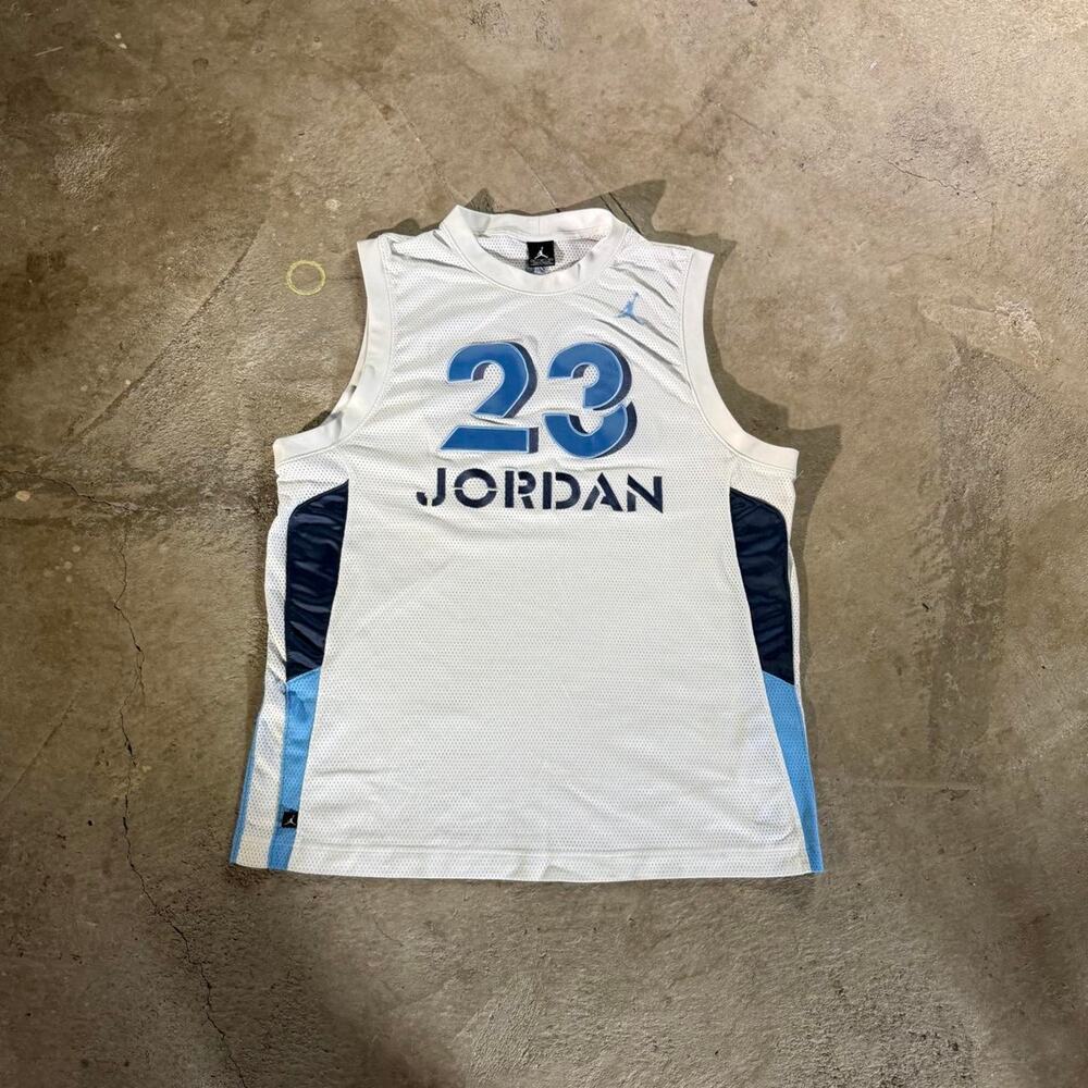 Vintage Y2K White Michael Jordan Jersey